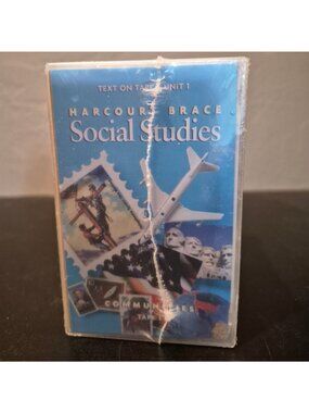 Harcourt Brace Social Studies Grade 3 Communities Text On Tape Units 1-6  Sealed